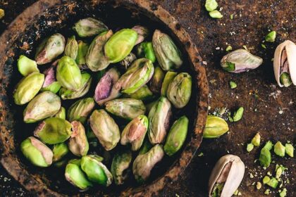 Pelado y secado del pistacho