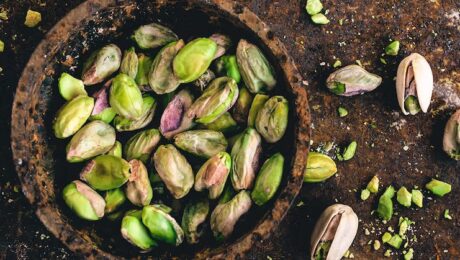 Pelado y secado del pistacho